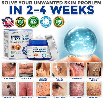Spermidine Autophagy Comprehensive Cream ✨ (Treats Skin Tags, Warts, Eczema, Pigmentation, Keratosis)