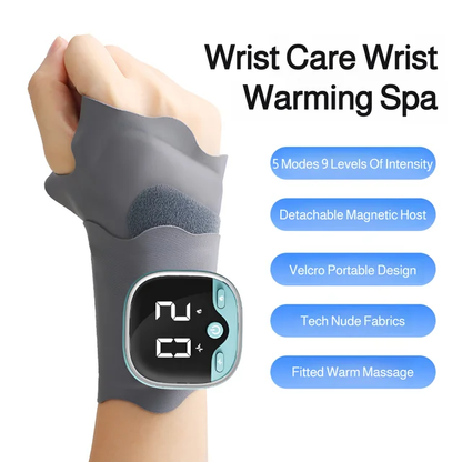 Intelligent adjustable hand wrist massage instrument wrist hot compress tendon sheath full wrist ele