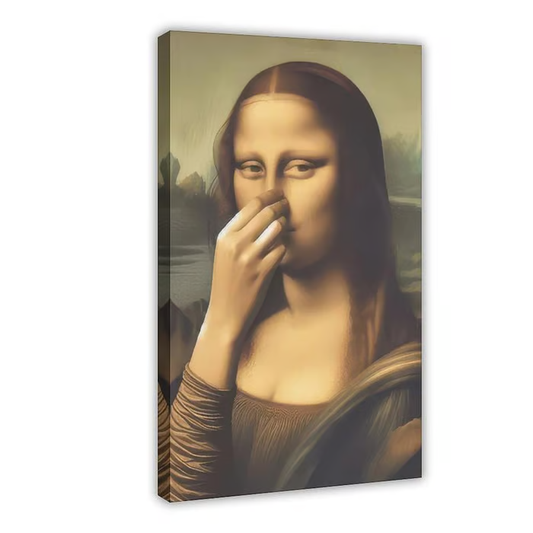 🎄Christmas Sale 49% OFF🎅Mona Lisa Bathroom Wall Art Decoratio