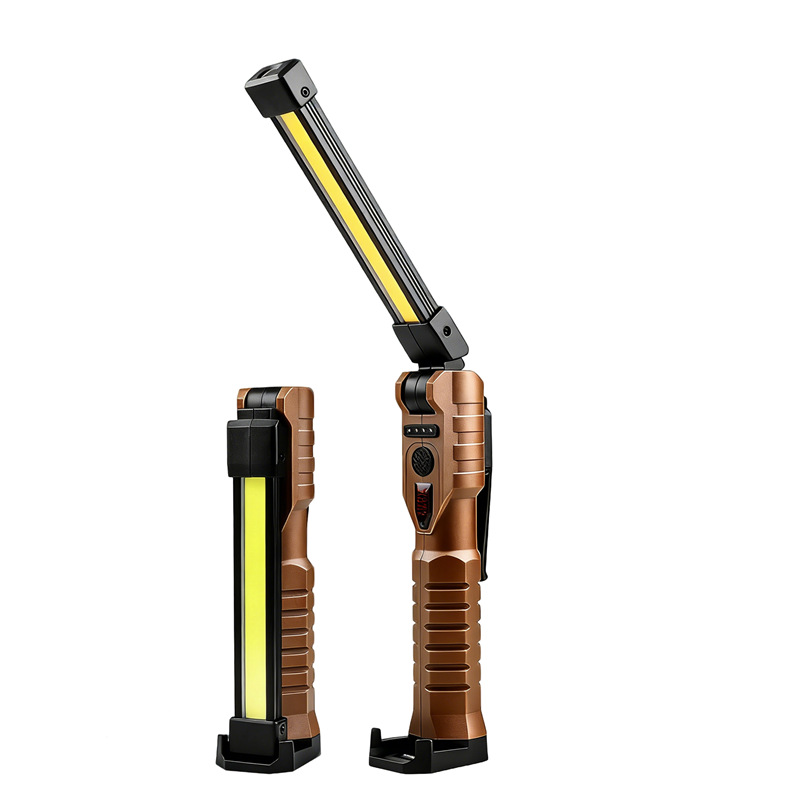 Double-sided strong magnetic work light