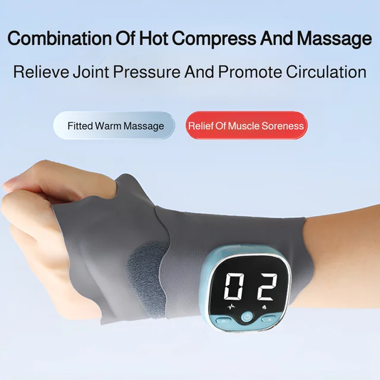 Intelligent adjustable hand wrist massage instrument wrist hot compress tendon sheath full wrist ele