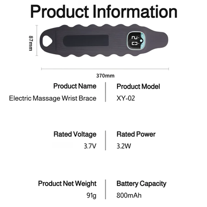 Intelligent adjustable hand wrist massage instrument wrist hot compress tendon sheath full wrist ele