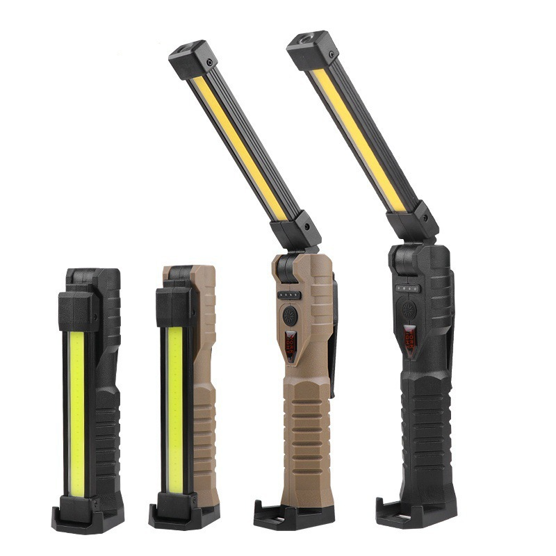 Double-sided strong magnetic work light
