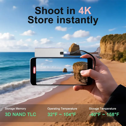 High-Speed USB 3.0 External Storage