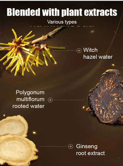 【Give you thick black hair in one month】Hair Growth and Blackening Spray